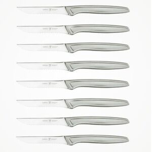 HENCKELS STEAK SETS 8-pc, Stainless Steel Serrated Steak Knife Set (Brand New)